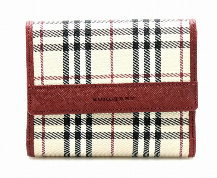 楽天市場】【財布】BURBERRY バーバリー 2つ折 Wホック 財布 ノバ  