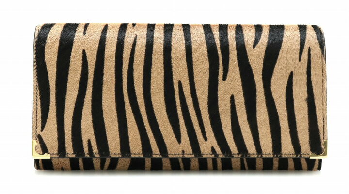 楽天市場】【財布】Cartier カルティエ 2つ折り 長財布 ハラコ ゼブラ  