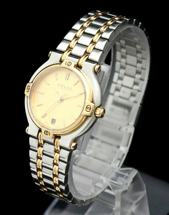 楽天市場】【ウォッチ】GUCCI グッチ デイト ゴールド文字盤  