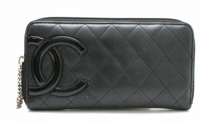 楽天市場】【財布】CHANEL シャネル カンボンライン ラウンド 