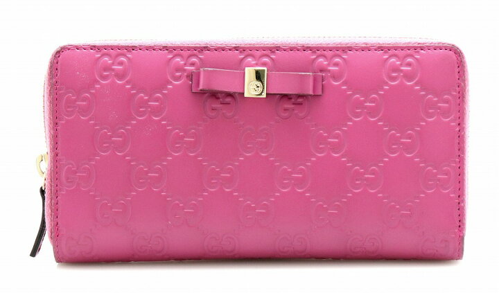 楽天市場】【財布】GUCCI グッチ グッチシマ リボンモチーフ ラウンド  