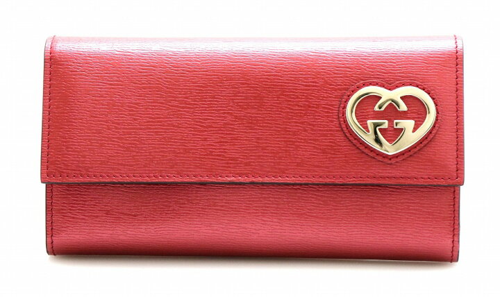 楽天市場】【財布】GUCCI グッチ LOVELY ラブリー 2つ折長財布 レザー 