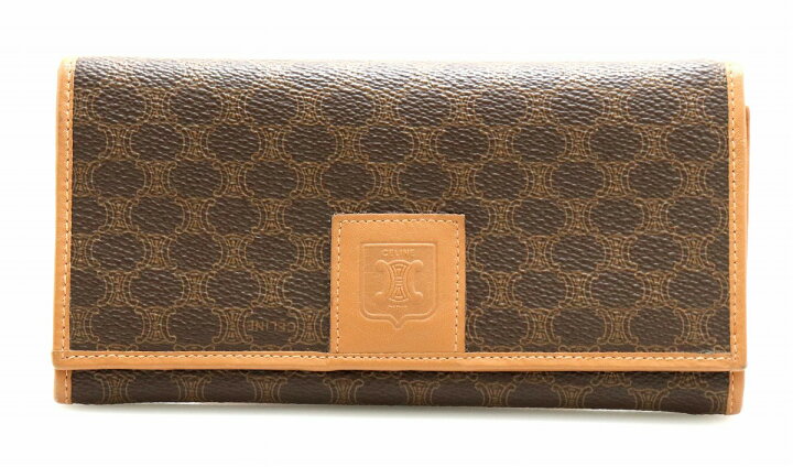 楽天市場】【財布】CELINE セリーヌ 2つ折 ガマ口 がま口 長財布  