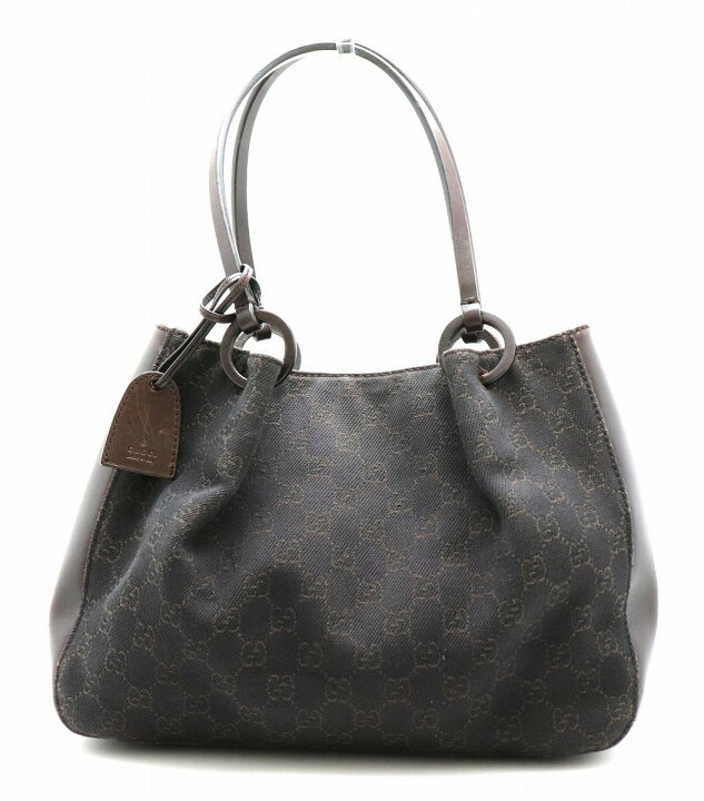楽天市場】【バッグ】GUCCI グッチ GGキャンバス レザー トートバッグ 