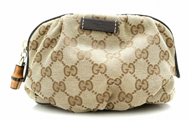 楽天市場】【バッグ】GUCCI グッチ GGキャンバス レザー ポーチ 化粧 