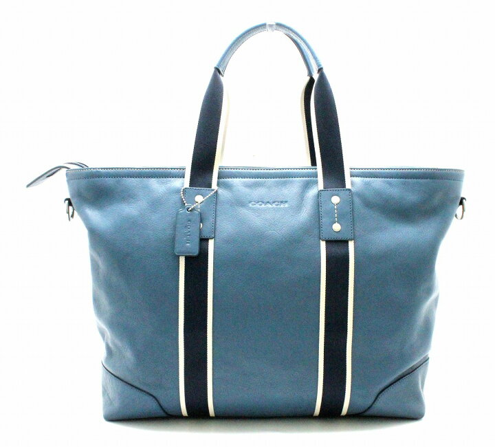 楽天市場】【バッグ】COACH コーチ ヘリテージ ウェブレザー トート 