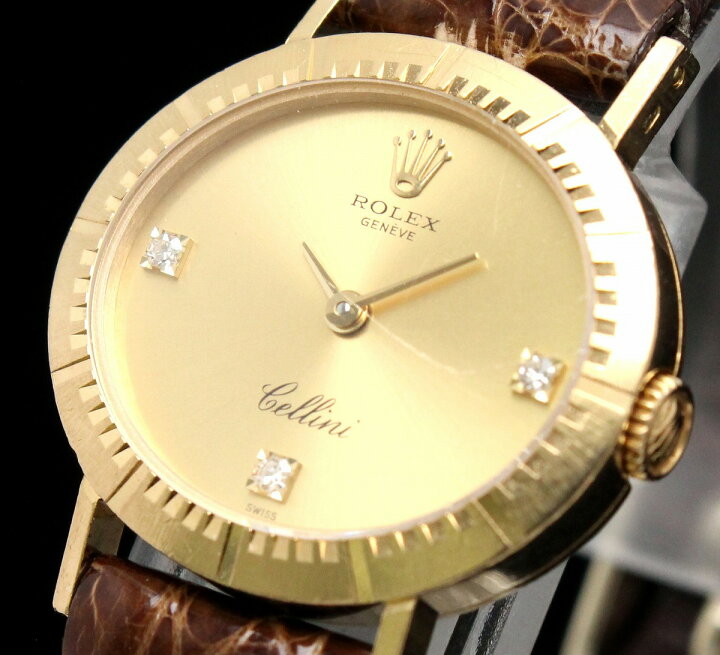 楽天市場】【ウォッチ】ROLEX ロレックス チェリーニ 3Pダイヤ  