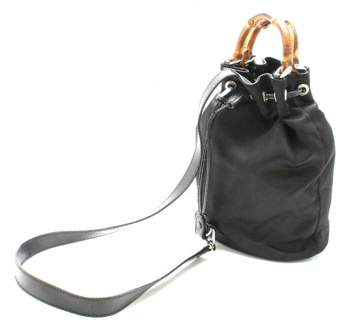 楽天市場】【バッグ】GUCCI グッチ バンブー 巾着 2WAY ショルダー 