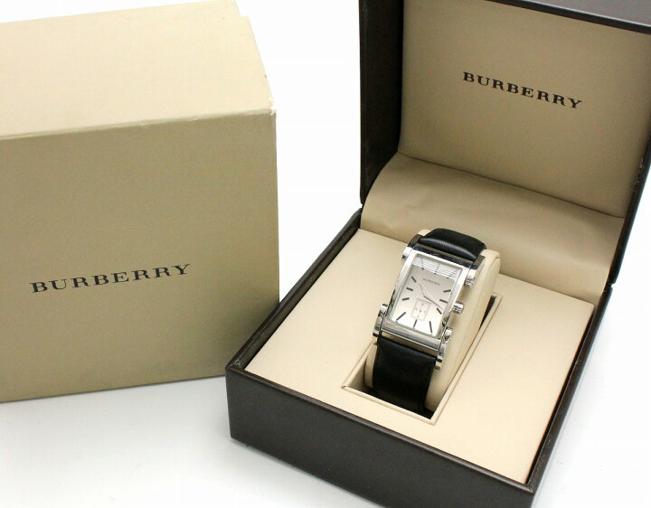 楽天市場】【ウォッチ】BURBERRY バーバリー ロンダ シルバー文字盤 