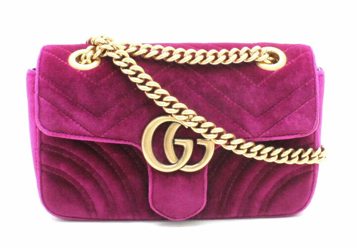 楽天市場】【バッグ】GUCCI グッチ GGマーモント チェーンショルダー  