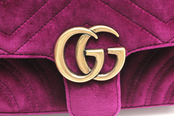 楽天市場】【バッグ】GUCCI グッチ GGマーモント チェーンショルダー 