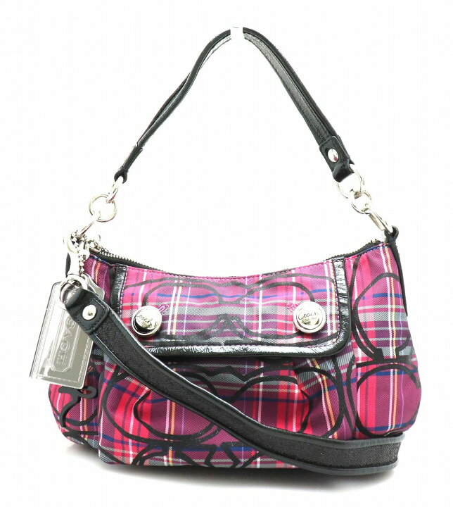 楽天市場】【バッグ】COACH コーチ チェック柄 ショルダーバッグ 2WAY 