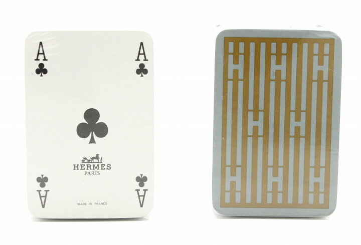 楽天市場】【未使用品】HERMES エルメス トランプ ミニトランプ 