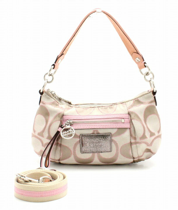楽天市場】【バッグ】COACH コーチ ポピー シグネチャー 2WAY  