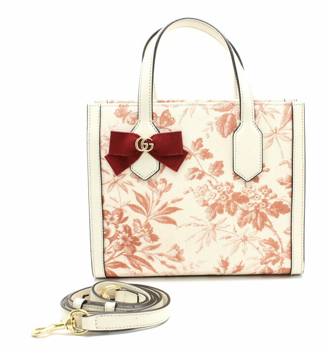 楽天市場】【未使用品】【バッグ】GUCCI グッチ GGリボン 2WAYバッグ 
