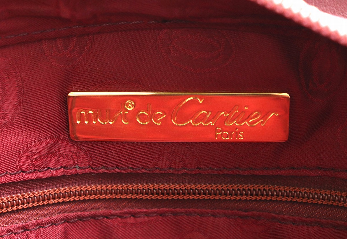 楽天市場】【バッグ】Cartier カルティエ マストライン ハンドバッグ