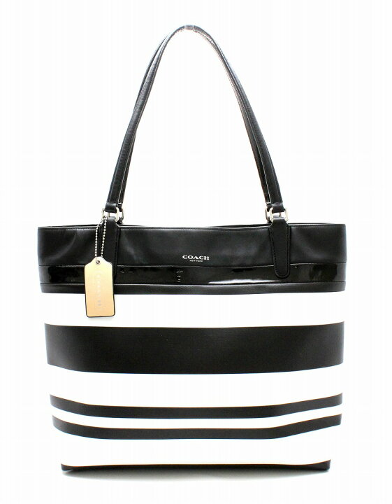 楽天市場】【バッグ】COACH コーチ トートバッグ ストライプ バイ  
