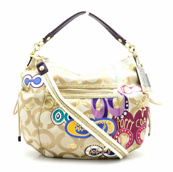 楽天市場】【バッグ】COACH コーチ ポピー ポップC アップリケ 