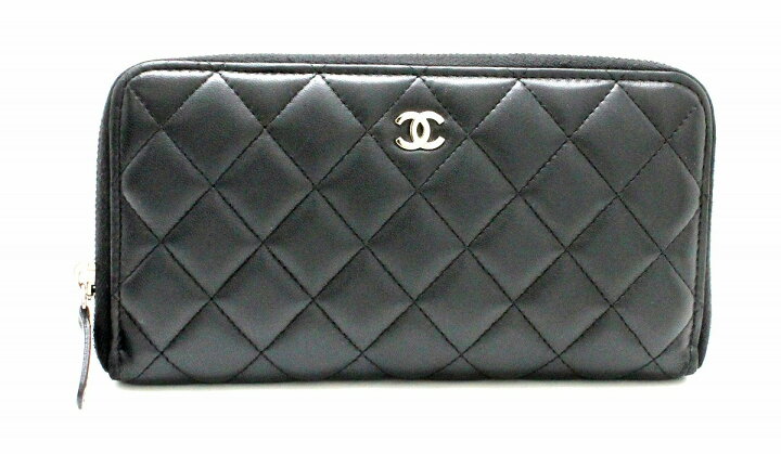 楽天市場】【財布】CHANEL シャネル マトラッセ ラウンドファスナー 長  