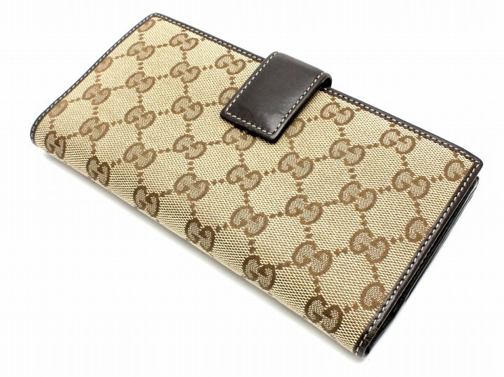 楽天市場】【財布】GUCCI グッチ GGキャンバス 2つ折り 長財布 リボン  