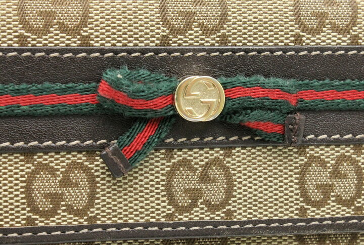 楽天市場】【財布】GUCCI グッチ GGキャンバス 2つ折り 長財布 リボン 