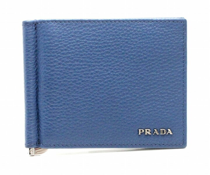 PRADA プラダ 2MN077 2CB2 F0216 マネークリップ付き 二つ折り財布 