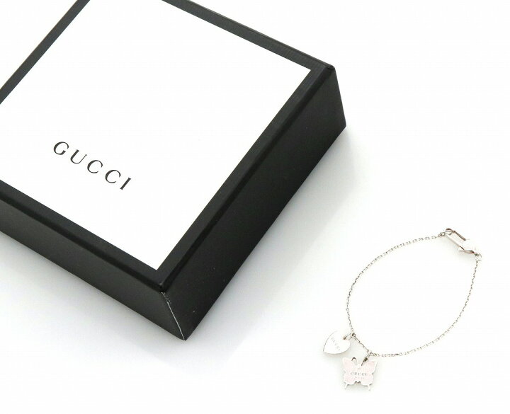 楽天市場】【ジュエリー】GUCCI グッチ ハート バタフライ 