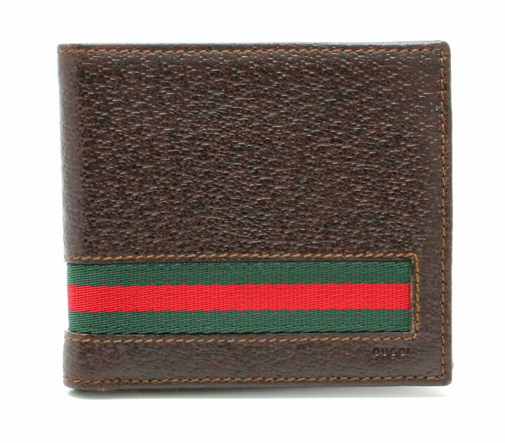 楽天市場】【財布】 GUCCI グッチ シェリーライン 2つ折り 財布 レザー 
