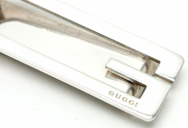 楽天市場】【財布】GUCCI グッチ ロゴ マネークリップ Ag925 SV925  