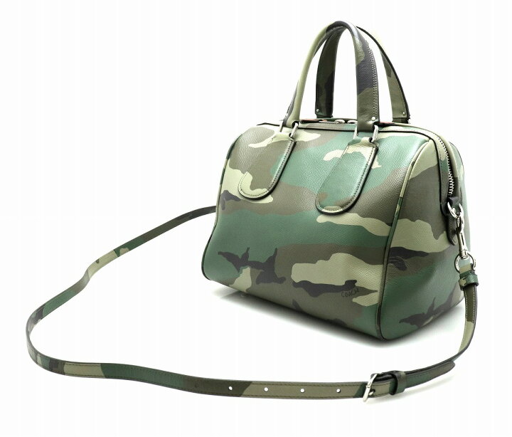 楽天市場】【バッグ】COACH コーチ カモフラージュ 迷彩柄 ボストン  