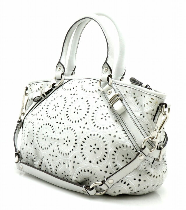 楽天市場】【バッグ】COACH コーチ マディソン レーザーカット 