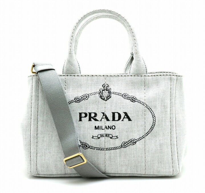 楽天市場】【未使用品】【バッグ】PRADA プラダ CANAPA カナパトート  