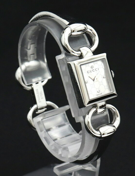 楽天市場】【ウォッチ】GUCCI グッチ トルナヴォーニ シルバー文字盤  