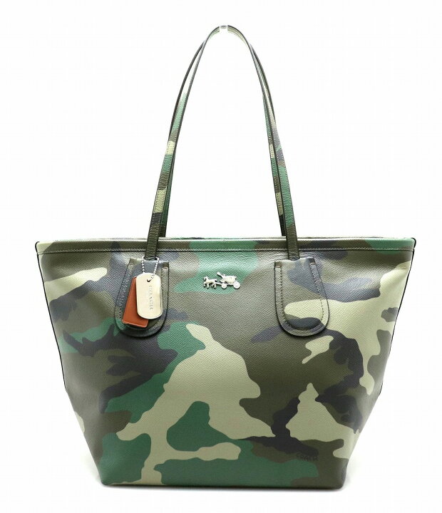 楽天市場】【バッグ】COACH コーチ タクシー ジップ カモフラージュ  