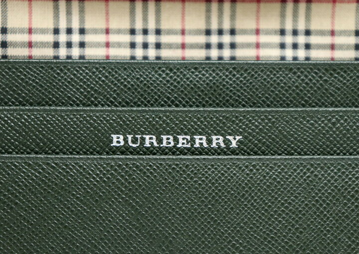 楽天市場】BURBERRY バーバリー レザー カードケース パスケース ID  