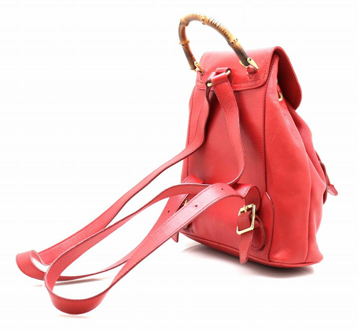 楽天市場】【バッグ】GUCCI グッチ バンブー リュック リュックサック 
