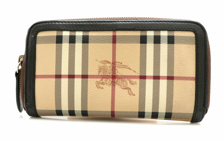 楽天市場】【財布】BURBERRY バーバリー ラウンドファスナー長財布  