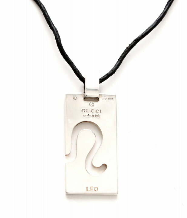 楽天市場】【ジュエリー】GUCCI グッチ シルバー プレート ペンダント  