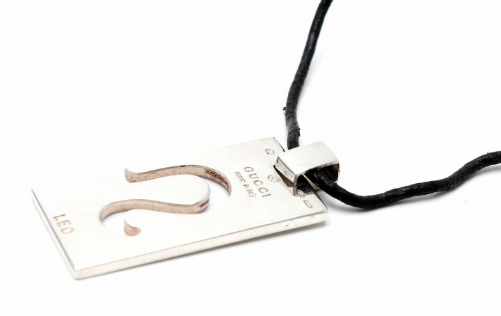 楽天市場】【ジュエリー】GUCCI グッチ シルバー プレート ペンダント  