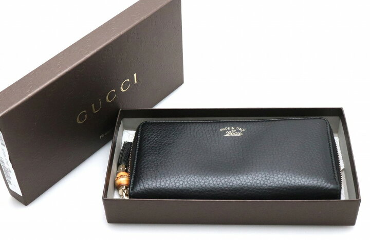 楽天市場】【財布】GUCCI グッチ バンブータッセル ジッピーウォレット 