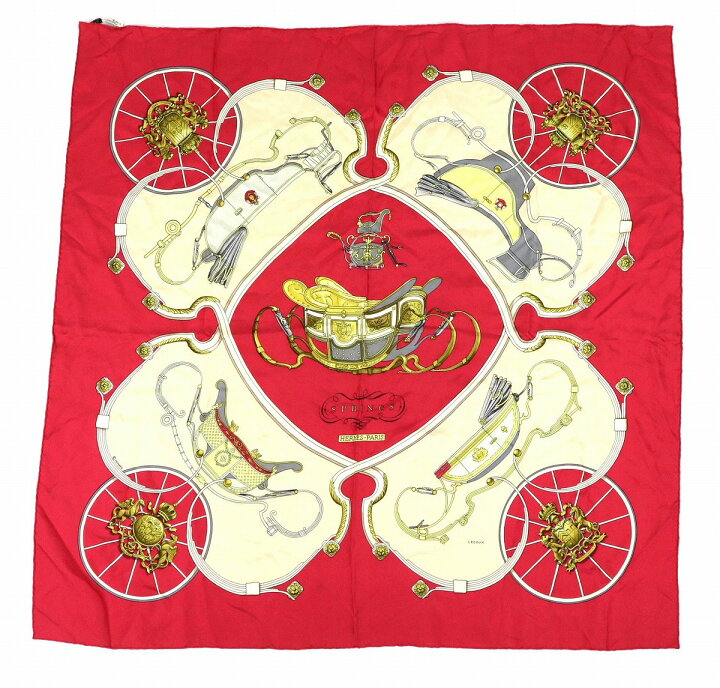 楽天市場】【アパレル】HERMES エルメス カレ90 スカーフ 大判スカーフ  