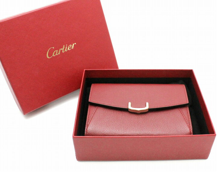 楽天市場】【新品未使用品】【財布】Cartier カルティエ C ドゥ  