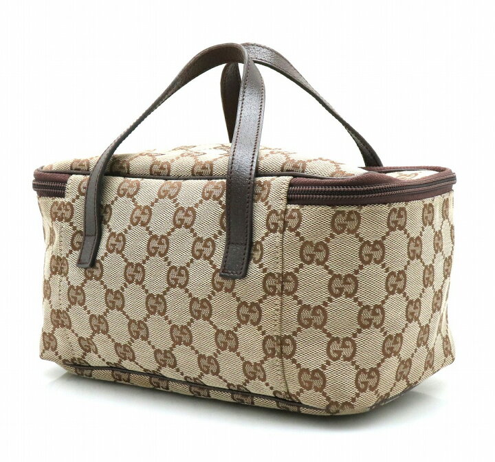 楽天市場】【バッグ】GUCCI グッチ GGキャンバス バニティバッグ 