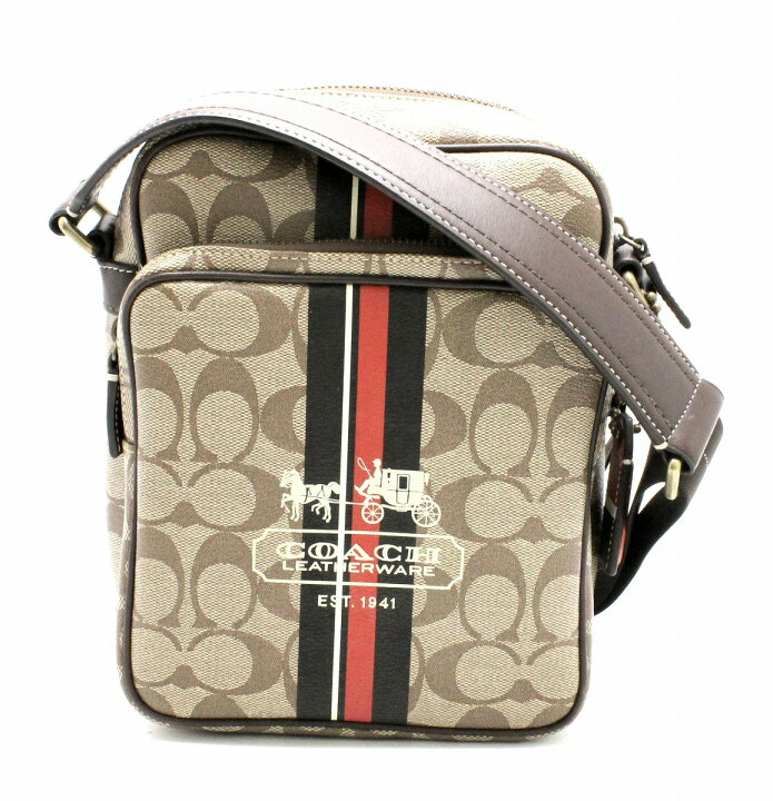 楽天市場】【バッグ】COACH コーチ ヘリテージ ストライプ  