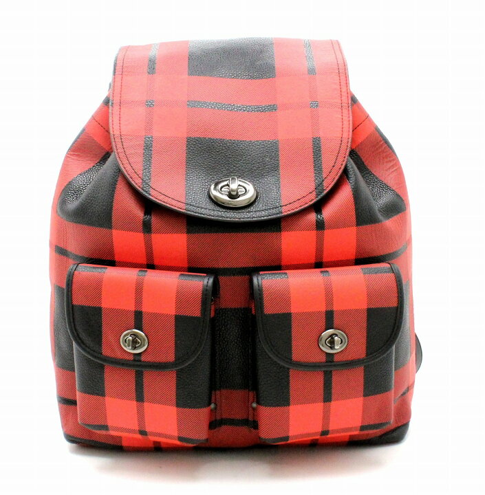 楽天市場】【バッグ】COACH コーチ ターンロック タイ プラッド 