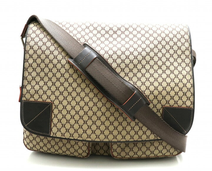 楽天市場】【バッグ】CELINE セリーヌ マカダム柄 ショルダーバッグ 