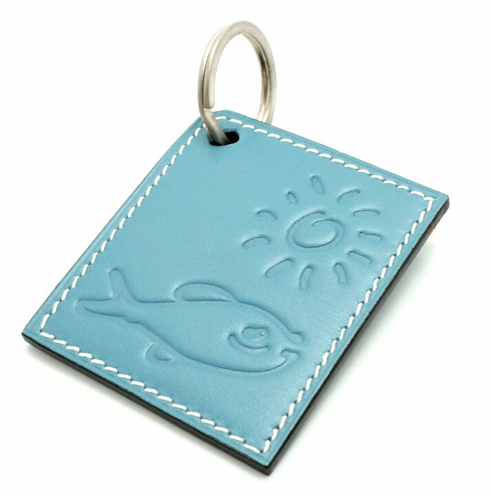 楽天市場】【未使用品】HERMES エルメス レザー プレート キーリング 