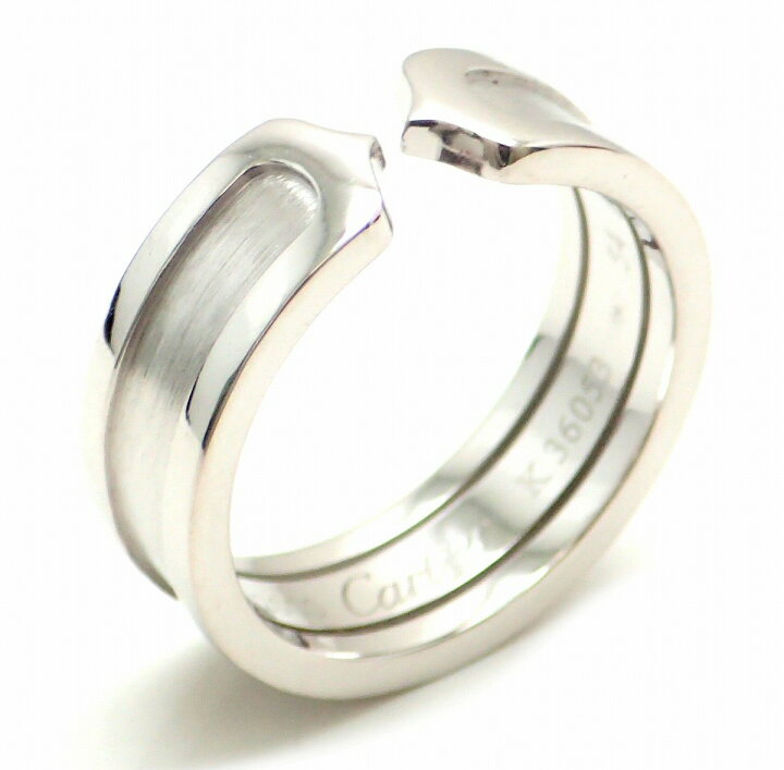 楽天市場】【ジュエリー】Cartier カルティエ 2C モチーフ リング 指輪  