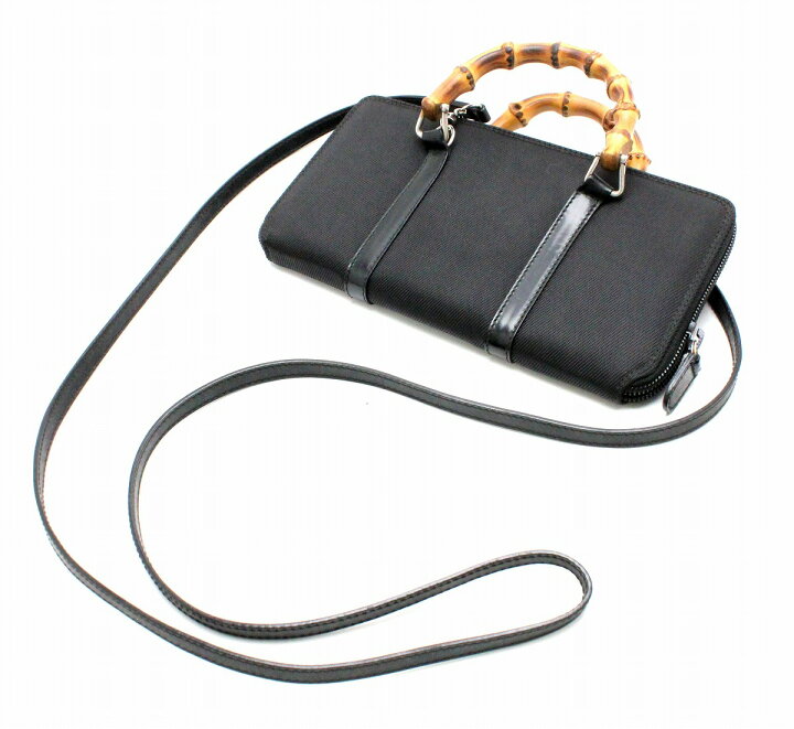 楽天市場】【財布】GUCCI グッチ バンブー ショルダーウォレット 