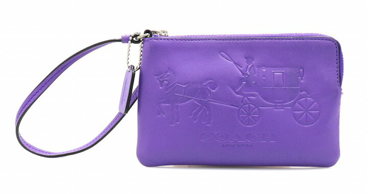 楽天市場】【バッグ】COACH コーチ スモール リストレット ポーチ 